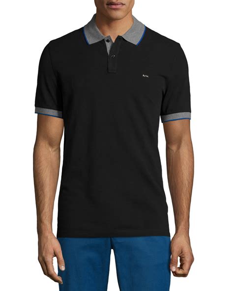 michael kors polo mens short sleeve 55 saks|saks polo shirts.